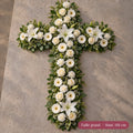 Croix de Deuil Blanc et Vert