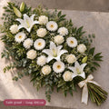Gerbe de Fleurs Blanc et Vert