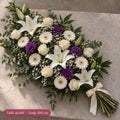 Gerbe de Fleurs Blanc et Violet
